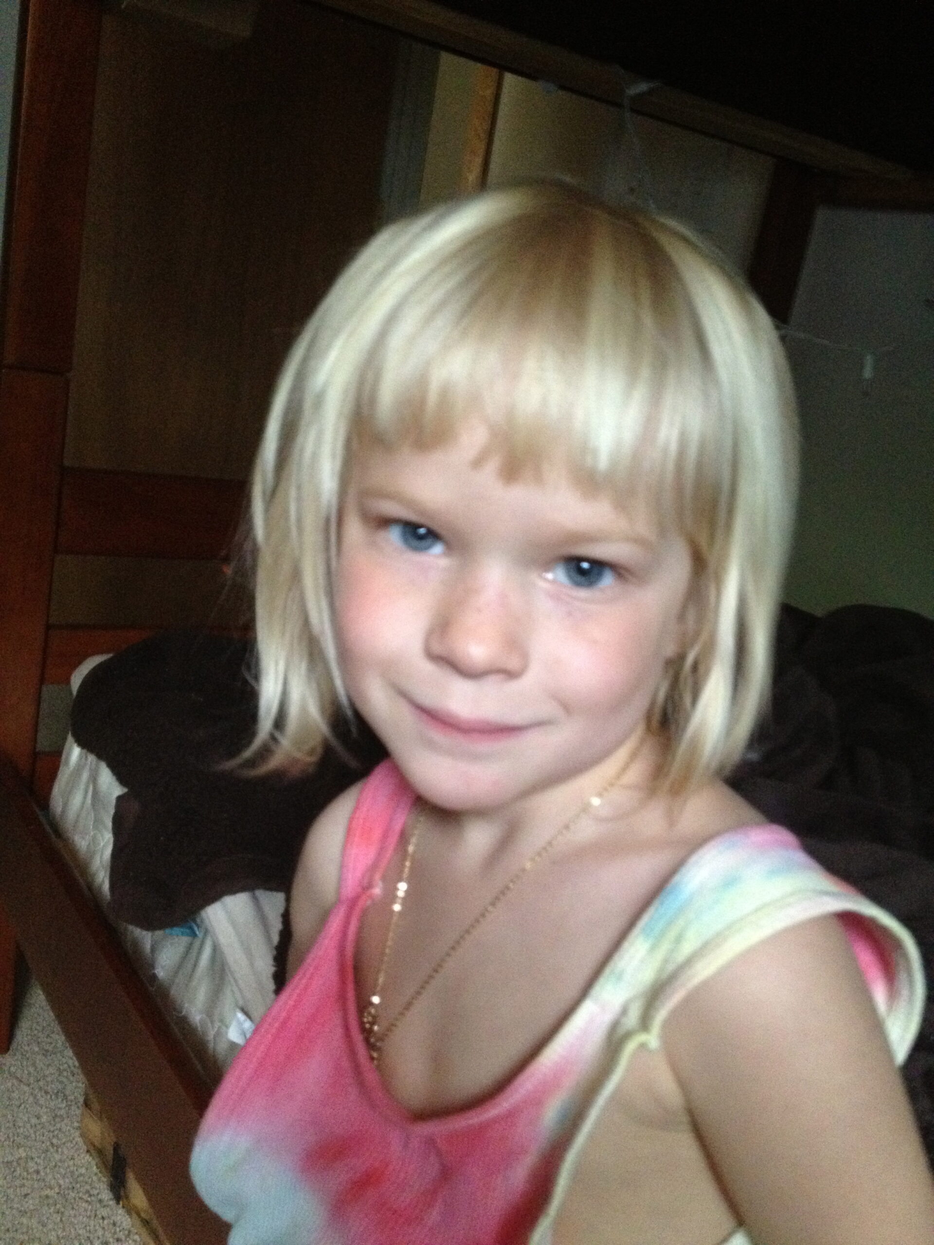 Trim your kid’s bangs yourself.
