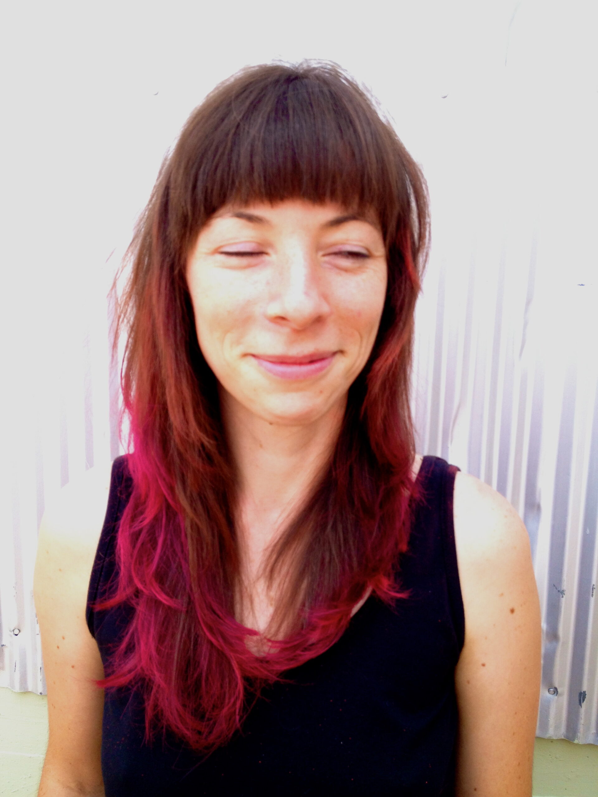 Transformation #3. pink dip-dye