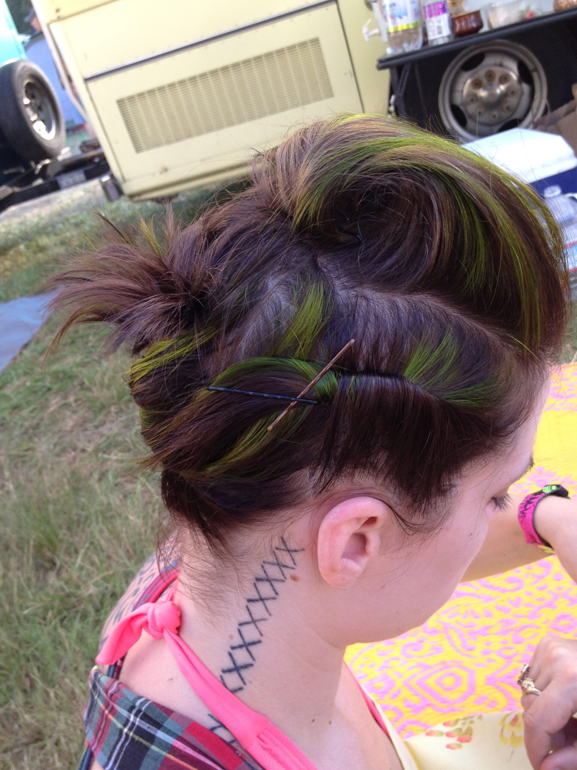 Style friday! a fun updo for short hair