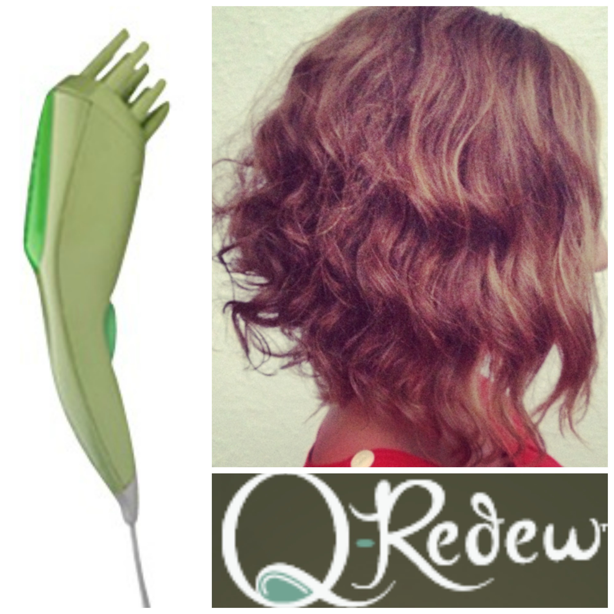 Introducing the Q-Redew for natural curl magic.