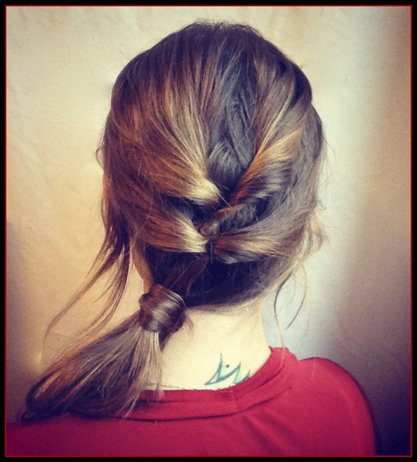 #DIYhair Friday…..Super classy ponytail.