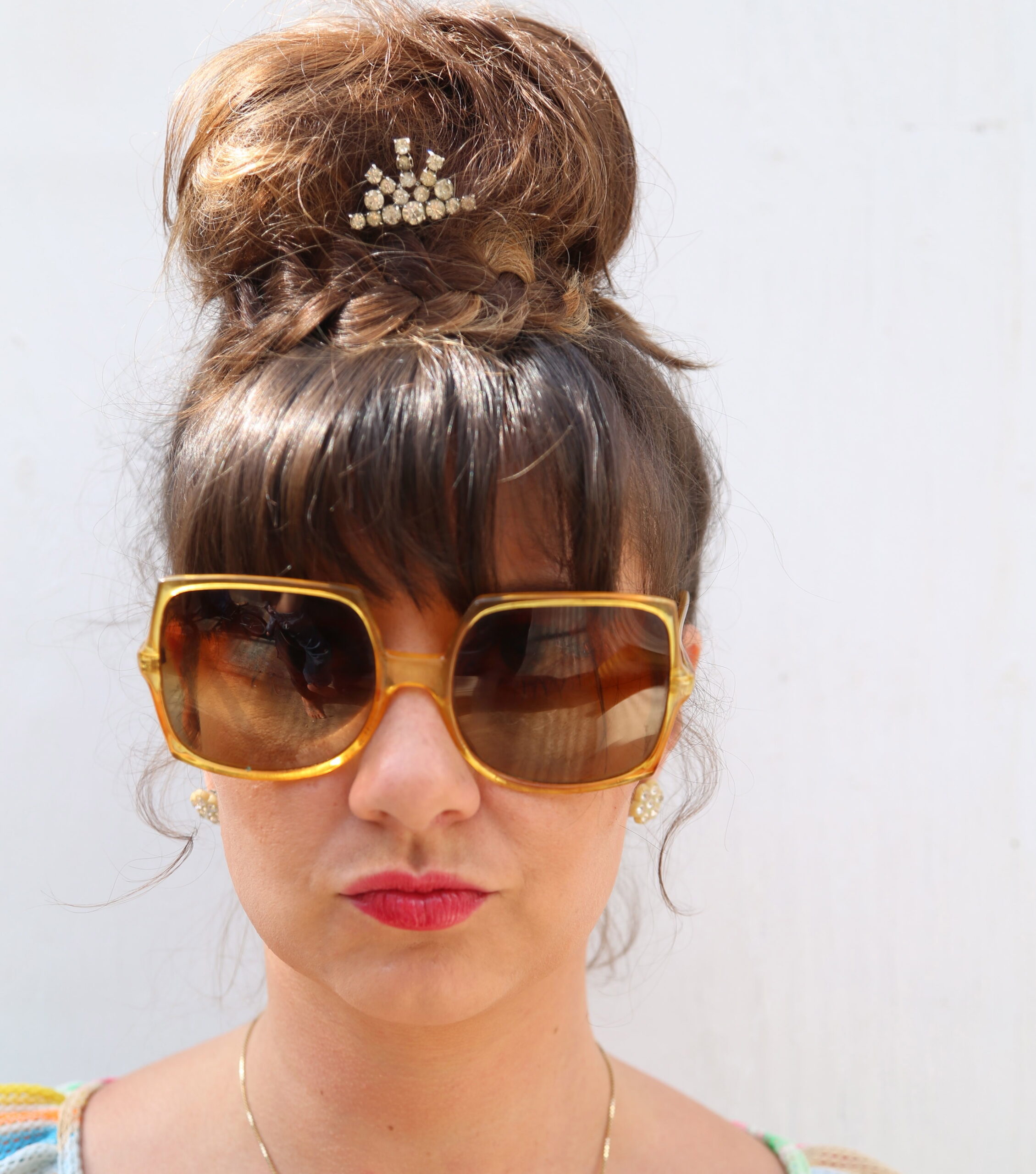 DIY hair Friday! Valley of the Dolls bun.