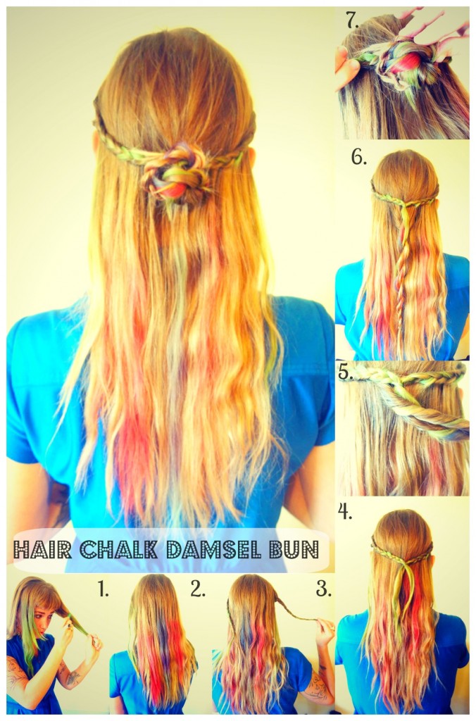 hair chalk damsel